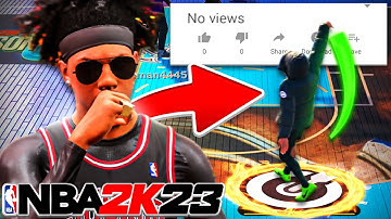 Using The BEST JUMPSHOT From a VIDEO w/ NO VIEWS...insane results! (NBA 2K23)