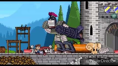 Dan the Man Main Story Stage 8-1-3 [A Boss Fight at the End of the Level] (Complete)