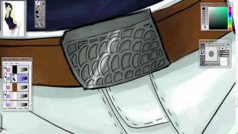 Lorelei - Coloring Process in Open Canvas