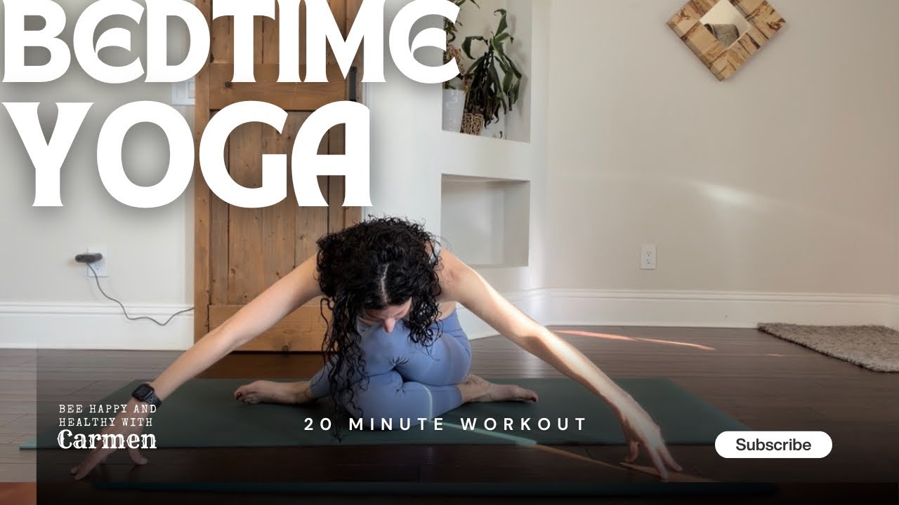 20-Min Bedtime Yoga in Bed | Gentle Sleep Yoga for Deep Relaxation | Tension Relief to Fall Asleep