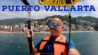 GoPro Parasailing Puerto Vallarta with amazing views of the ocean