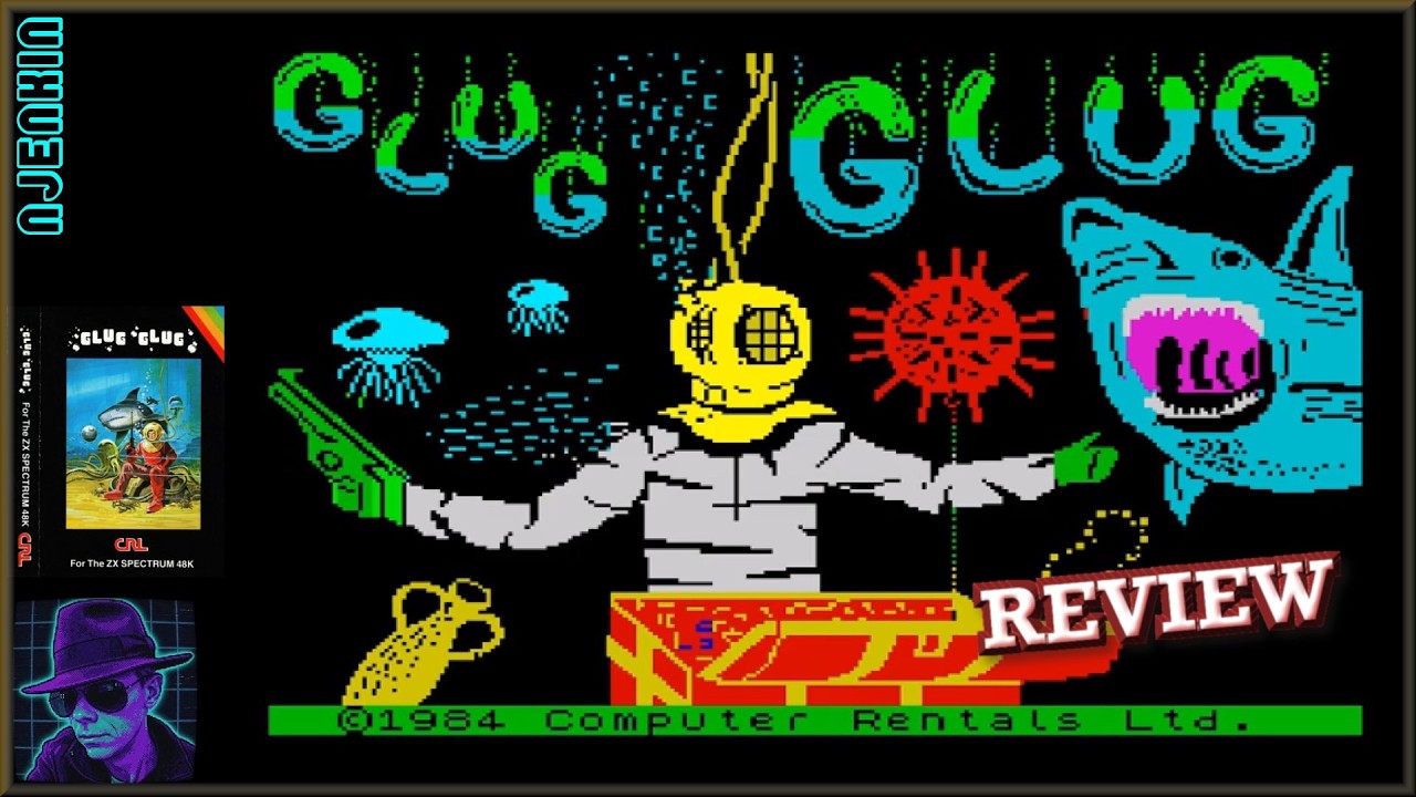 ggalggal Glug Glug - on the ZX Spectrum 48K !! with Commentary - YouTube