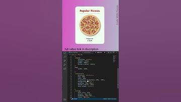 Pizza ui design using html and html | Pizza clone | today code for you | code with Pavan | css html