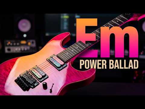 80s Power Ballad in Em - Guitar Backing Track