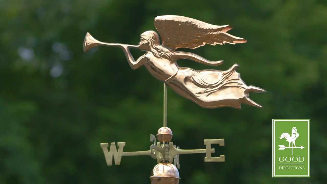 Good Directions 630P Angel Weathervane Polished Copper YouTube