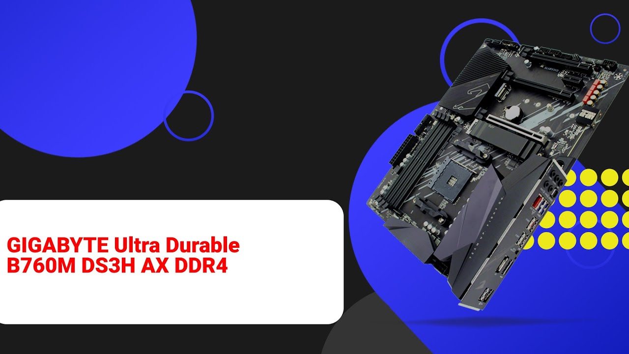 НИКС Компьютерный Супермаркет: видео про Материнская плата GIGABYTE B760M DS3H AX DDR4