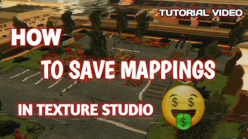 HOW TO SAVE MAPPING IN TEXTURE STUDIO🤑 | #samp #texturestudio |MALAYALAM