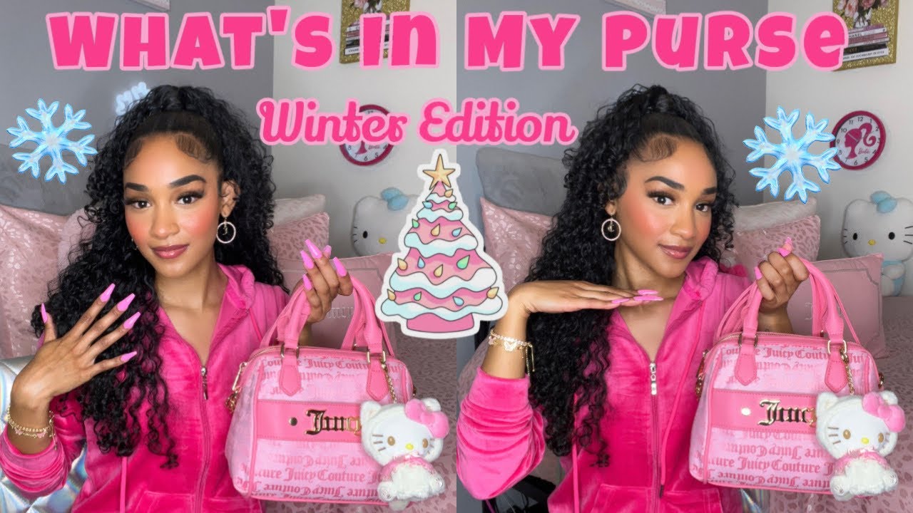 What’s In My Purse Winter 2023 ♡ Pink Juicy Couture! - YouTube