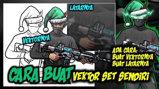 Tutorial Cara Detail Buat Vektor ff Set Sendiri dan latar logonya