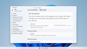 Hoe u de lettergrootte/tekstgrootte in Windows 11 kunt wijzigen