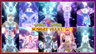 Pokemon Scarlet Violet All Psuedo-Legendary Pokemon Tera Raids