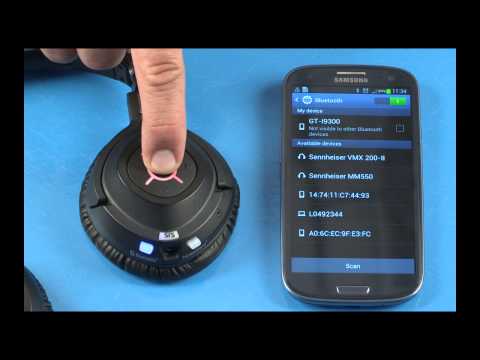 How to connect your Sennheiser bluetooth headphone (to any Smartphone)
