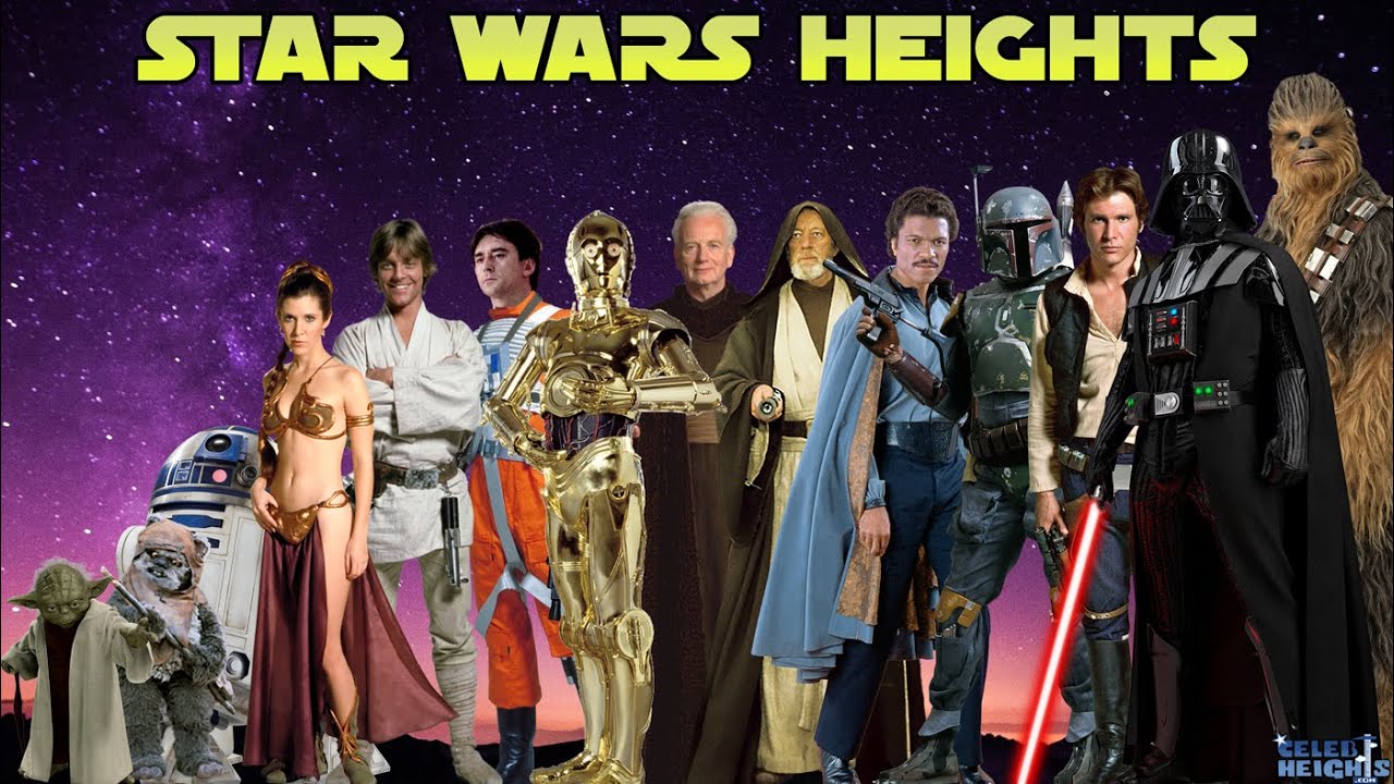 Star Wars Height Chart