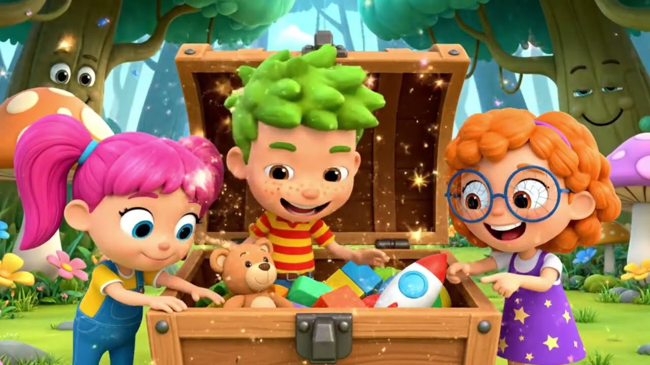 Adventure Time, Friends! 🌈🎉 | Fun & Energetic Kids Cartoon Song