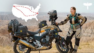 Girl Rode a Motorcycle Across the USA and Back in 24 DAYS | FULL TRIP