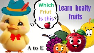 Discover Fruits from A to E: Alphabet Fruit List @KidesDreamers Fruits That Start With E Alphabet Fruits Vitamin