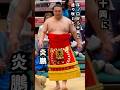 十両返り咲き!大きく力強くはばたけ炎鵬‼︎ #shorts