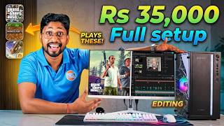 Best PC Build Under 35K in India 2026 🔥 Gaming + Editing Setup Full Set