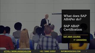 SAP ABAP Training | SAP ABAP Online Course | SAP ABAP Certification