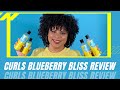 CURLS Blueberry Line Review on 3C/4A hair