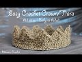 Really Easy Crochet Crown Tiara All Sizes Baby Adult