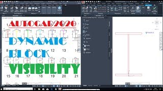 AUTOCAD 2020-Using Visibility Parameters in Dynamic Blocks