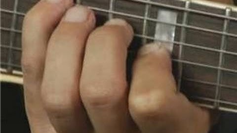 1st Inversion Octave Up of C Minor Guitar Chord on the Middle Bottom Strings