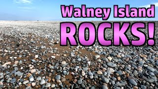 Walney Island Beach and Foraged Sea Beet Toasties.  Also Rocks.  Lots of Rocks.