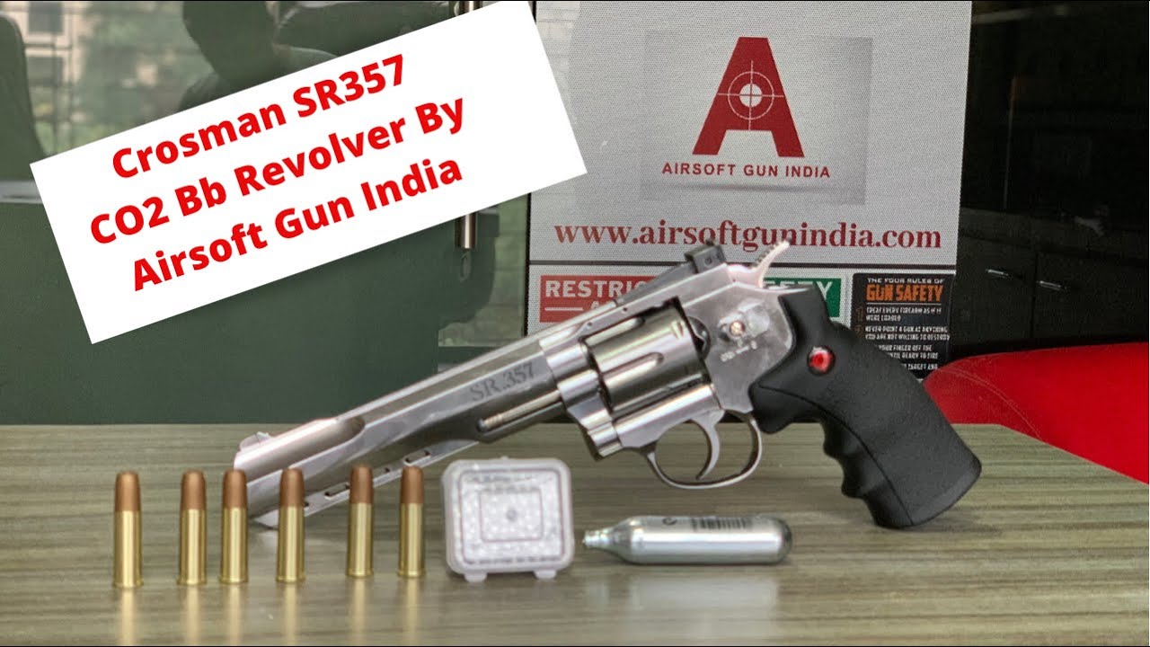 SR357 Crosman Magnum Revólver CO2 4.5mm - LojaDaCarabina