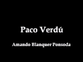 Paco Verdú - Marcha Mora