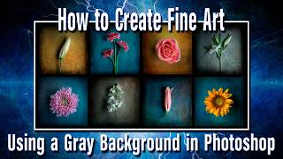 How to "Create Fine Art" using a "Gray Background" in Photoshop. screenshot 3