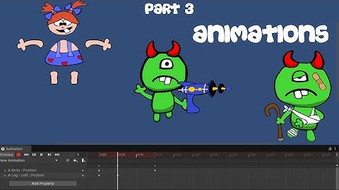 Unity Tutorials for Beginners | Making 2D Characters in GIMP - Part 3: Animation Setup