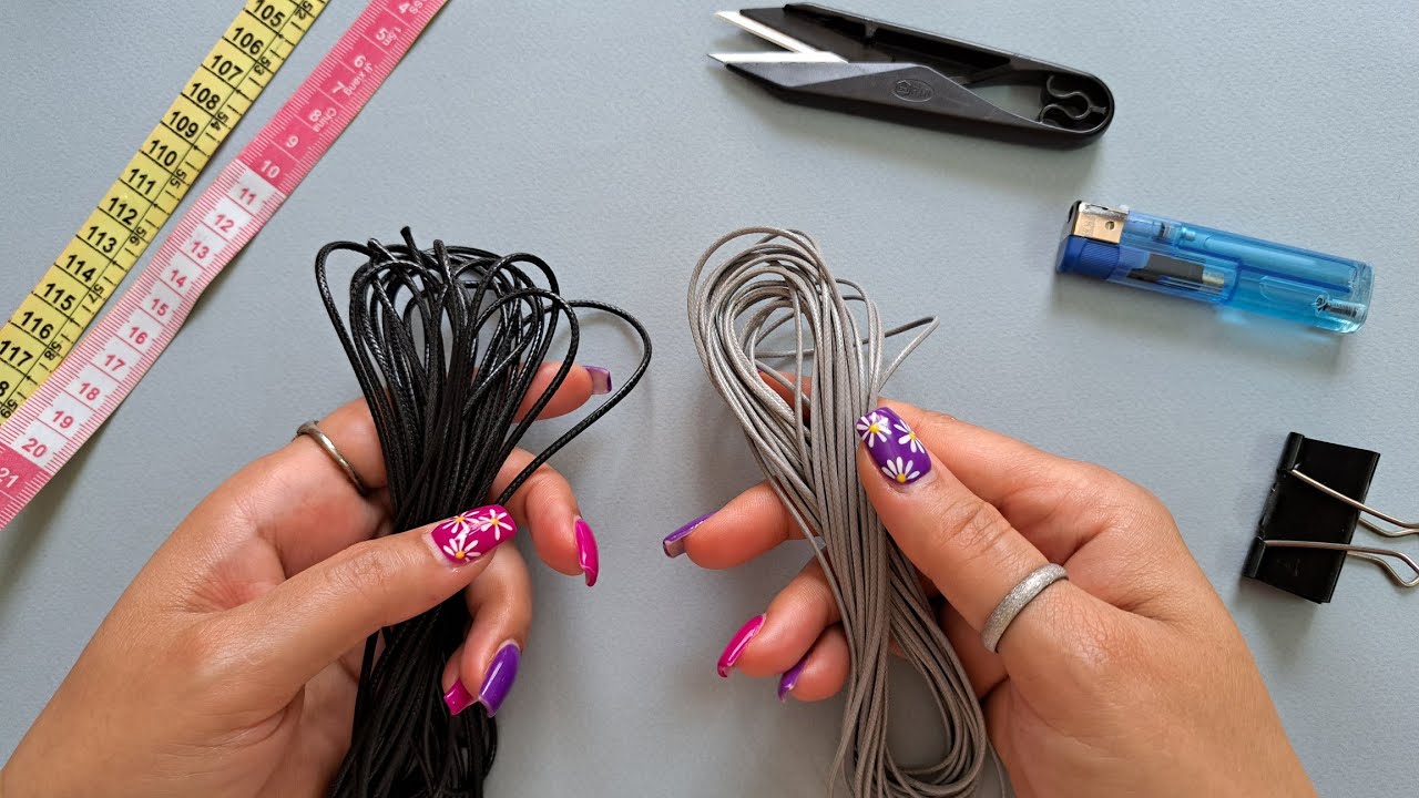 Just two cords… the result will surprise you! | DIY Leather Bracelet Tutorial! 👀