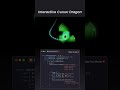 Interactive Cursor Dragon 🐉 | JavaScript Animation Tutorial#css#html#coding