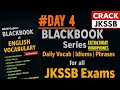 BLACKBOOK SERIES DAY 4 DAILY VOCAB FOR ALL EXAMS #jkssb #governmentexam #blackbookvocabulary