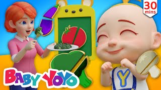 Kids Color Puzzle Toy | Color song | Learn Name for Vegetable | more Nursery rhymes | Baby yoyo