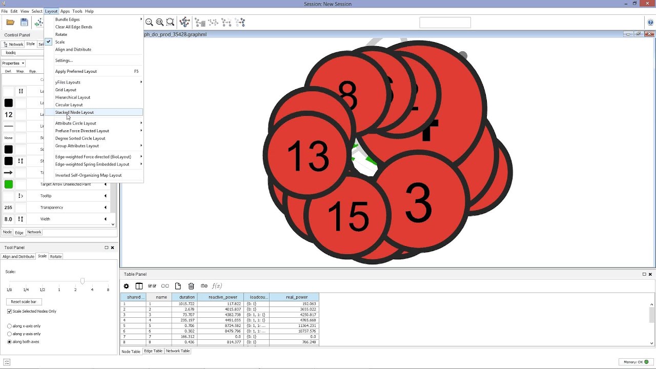 cytoscape loadiq demo - YouTube