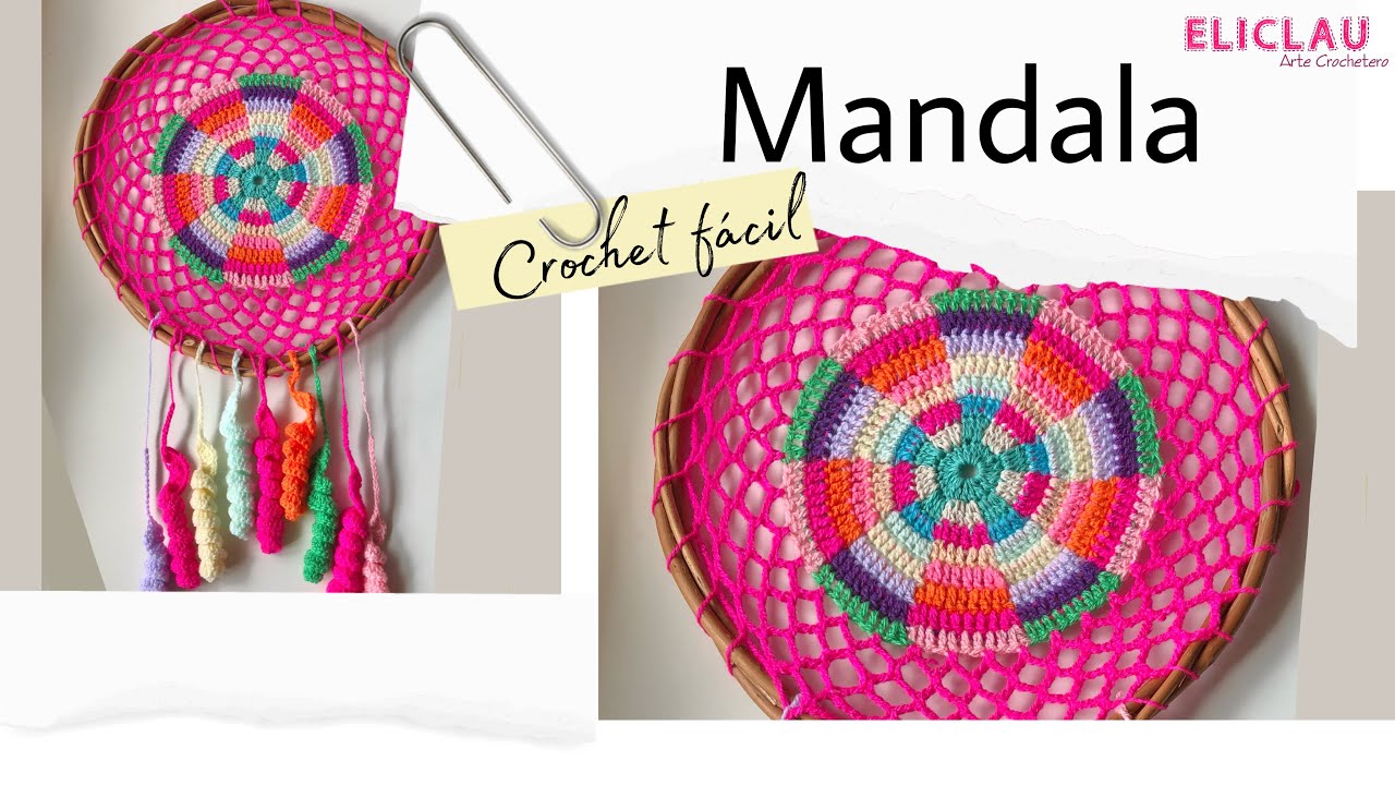 MANDALA A CROCHET | Iniciación al Tapestry | CROCHET |EliClau