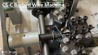 CS-C double wires barbed wire machine Reversed and Twisted barbed wire machine