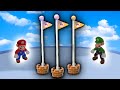 Messing with Goal Poles in Super Mario 3D World