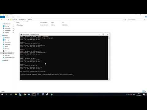 How Convert ESD to Wim