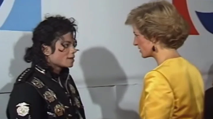 Michael Jackson meets Princess Diana & Prince Char...