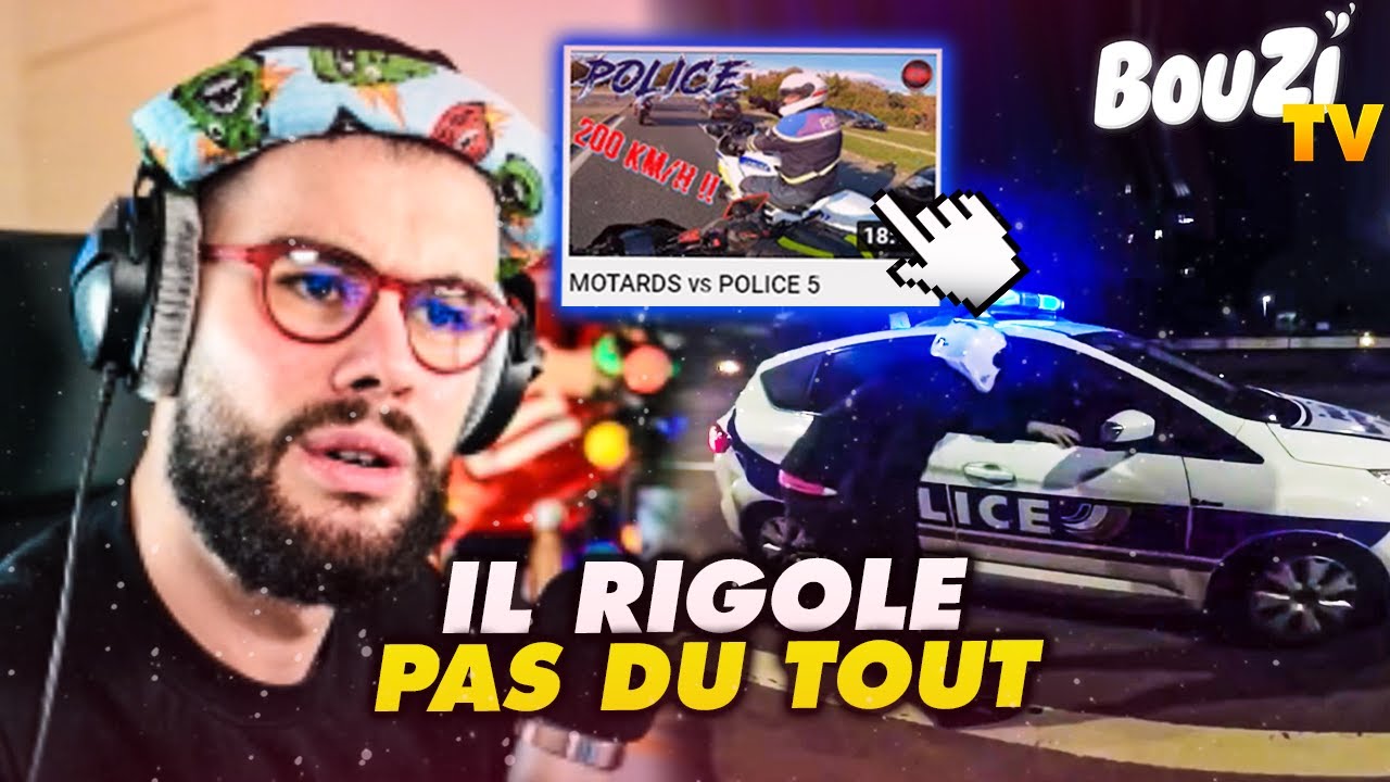JE REAGIS A DES VIDEOS MOTARDS vs POLICE #2 !