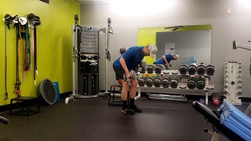 Row Bent DB Single arm Isometric Hold