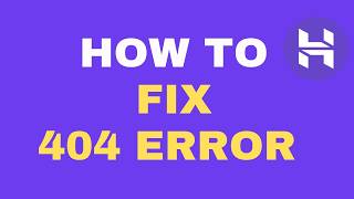 How To Fix 404 Error In Wordpress Website | Hostinger 404 Not Found | Hostinger 404 Error