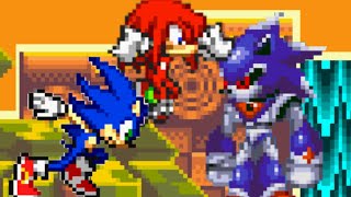 Sonic & Knuckles Vs Metallix Sprite Animation Test