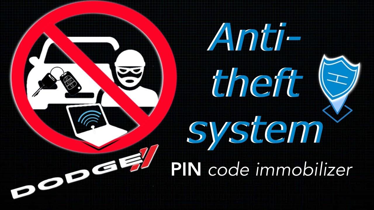 Pin code anti-carjacking system for Dodge Challenger - YouTube