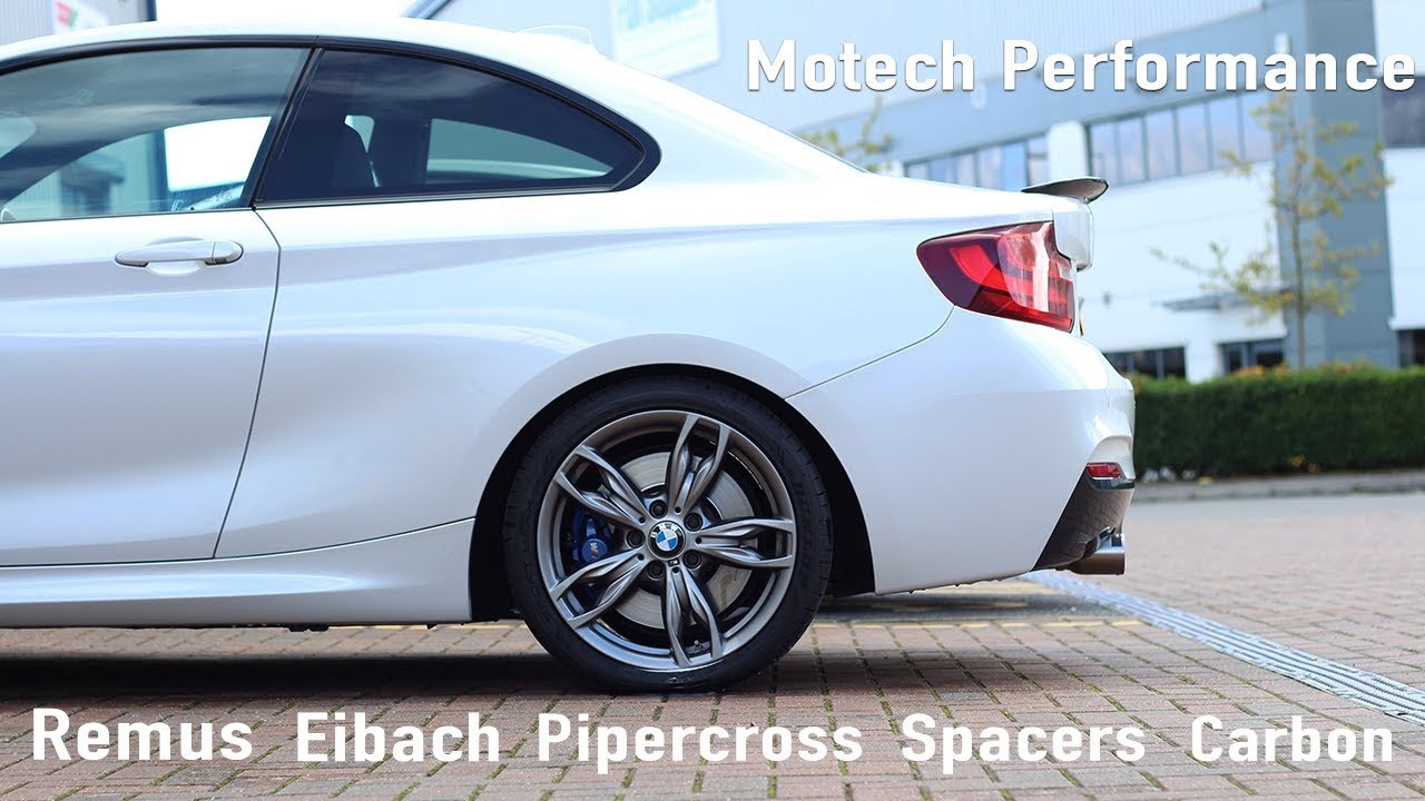 Motech Performance BMW M235i with Remus, Eibach, and Pipercross and Carbon