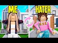 I Switched Lives With My HATER In Roblox Bloxburg..