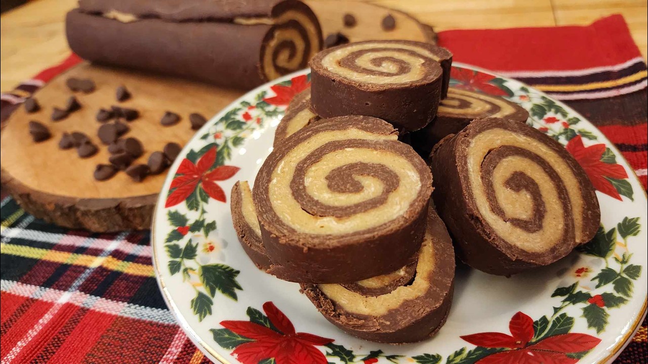 Chocolate Peanut Butter Fudge Pinwheel Only 3 Ingredients No Fail